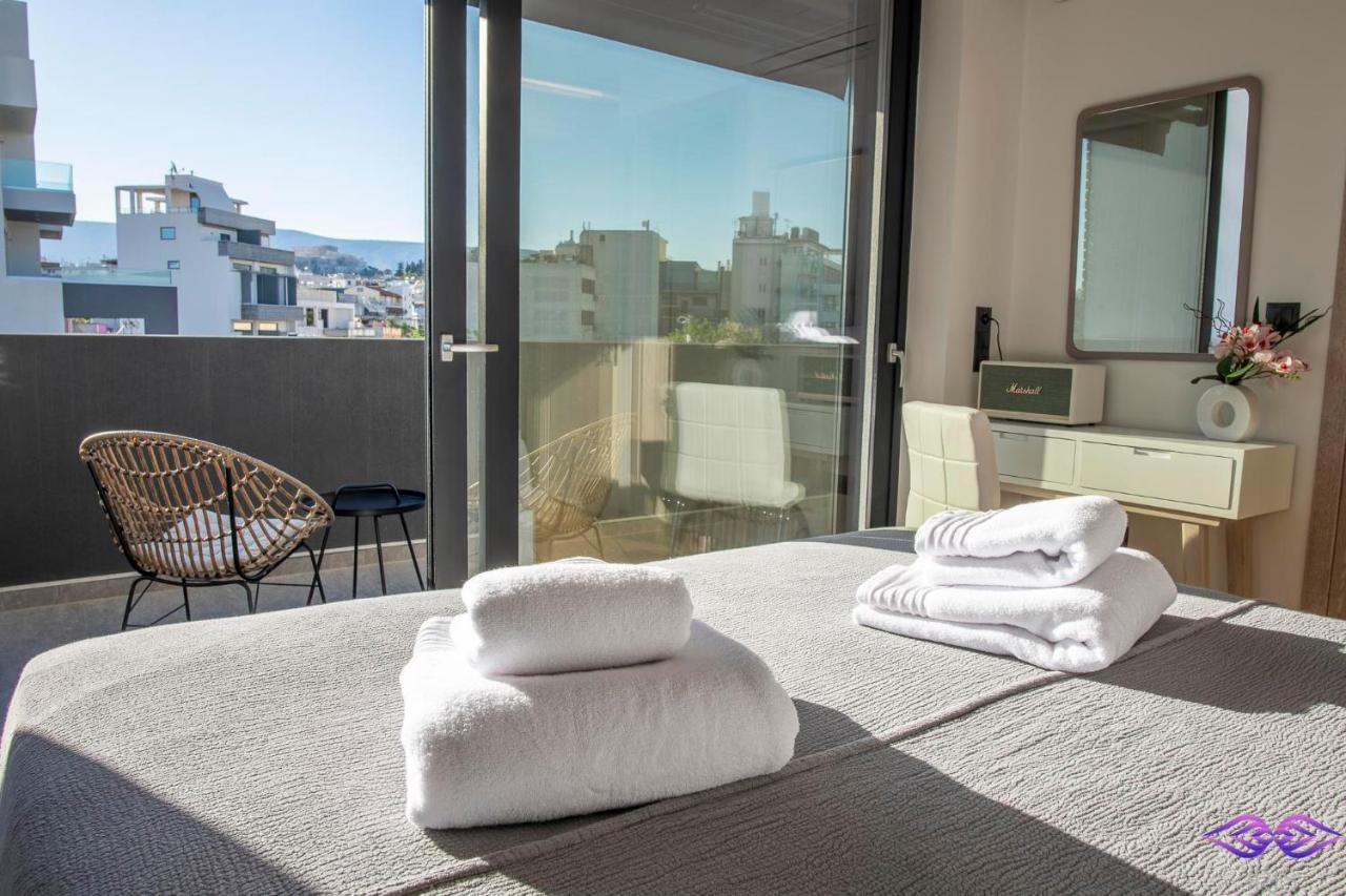 Luxury Penthouse With Acropolis View And Jacuzzi Daire Atina Dış mekan fotoğraf