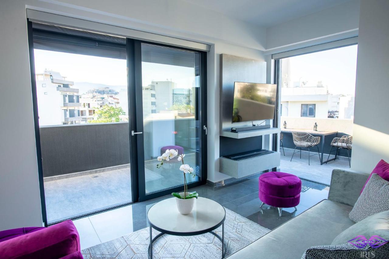 Luxury Penthouse With Acropolis View And Jacuzzi Daire Atina Dış mekan fotoğraf