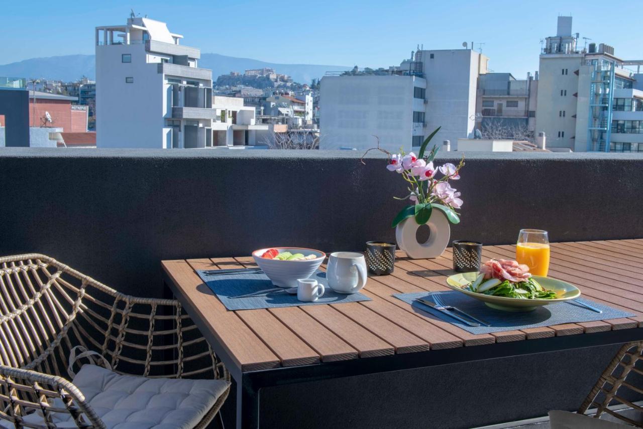 Luxury Penthouse With Acropolis View And Jacuzzi Daire Atina Dış mekan fotoğraf